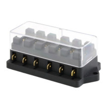 6 Way Circuit Automotive Middle-Sized Blade Standard Fuse Box Block Holder Sn